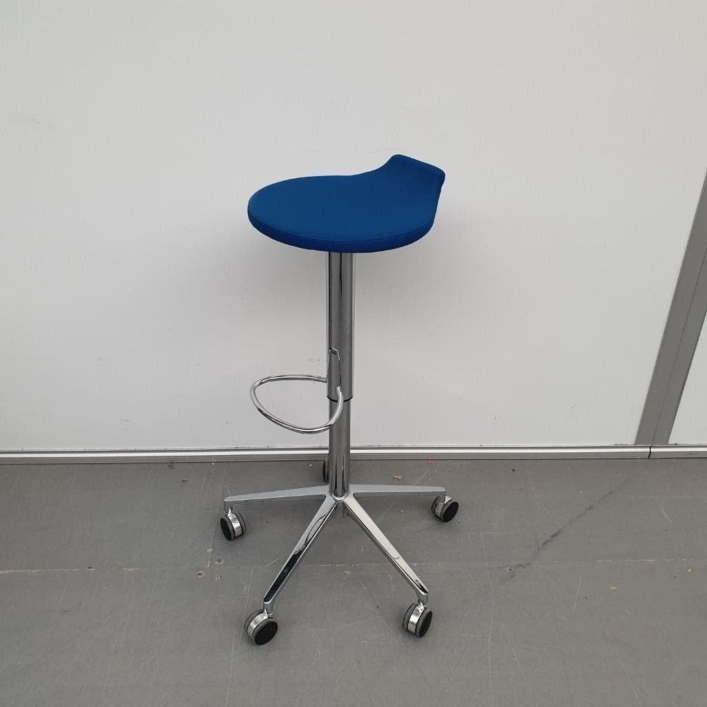 Gispen/Casala hoge design bar krukken - met breukje leuning