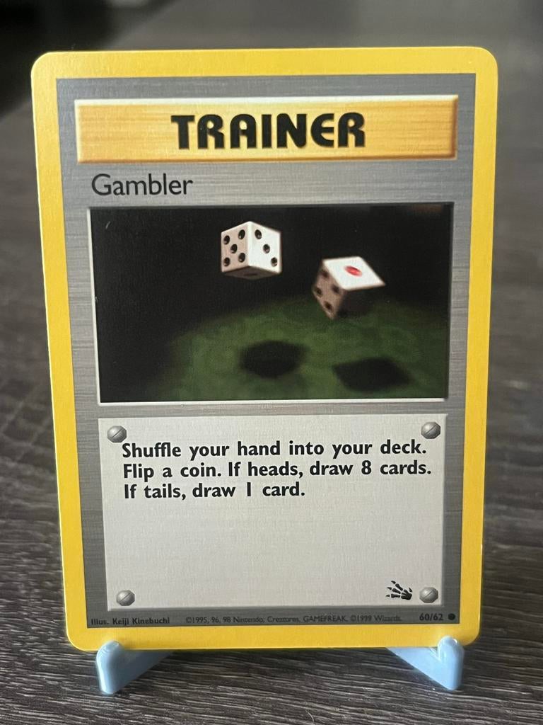 Gambler 60/62 - Fossil - EX/Good, Ophalen of Verzenden, Gebruikt, Losse kaart