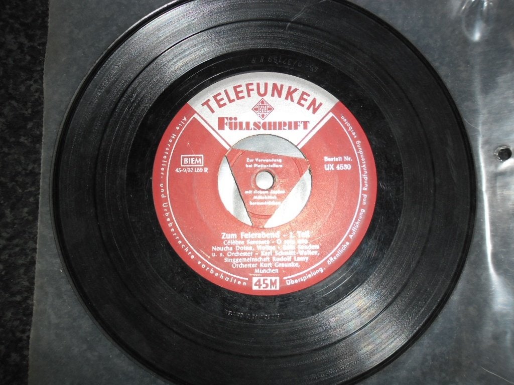 Zum Feierabend, Overige genres, 7 inch, Ophalen of Verzenden, Zo goed als nieuw