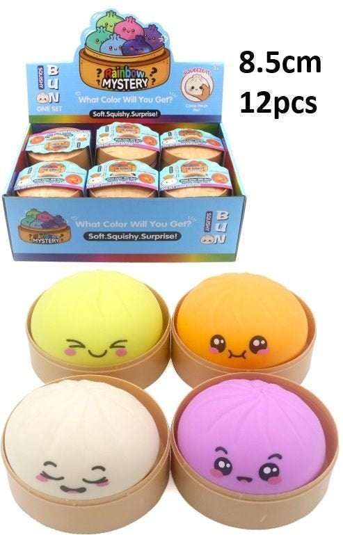 PARTIJ SQUISHY DUMPLING 8,5CM IN DISPLAY, ., Nieuw, Ophalen of Verzenden, .