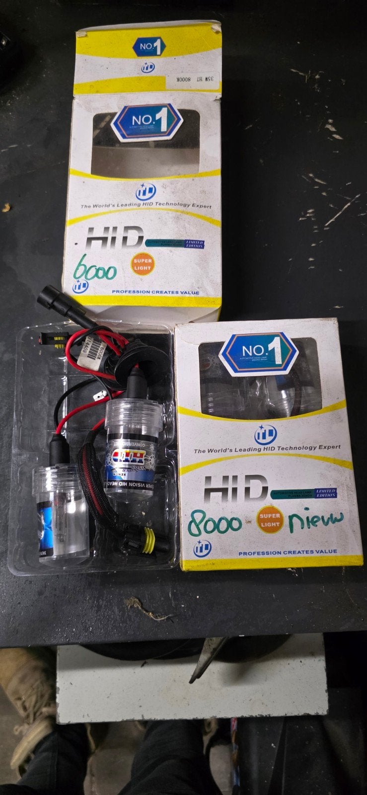 HID H7 Xenon Lampen 6000K (gebruikt) en 8000K (nieuw), Ophalen, Nieuw, Universele onderdelen
