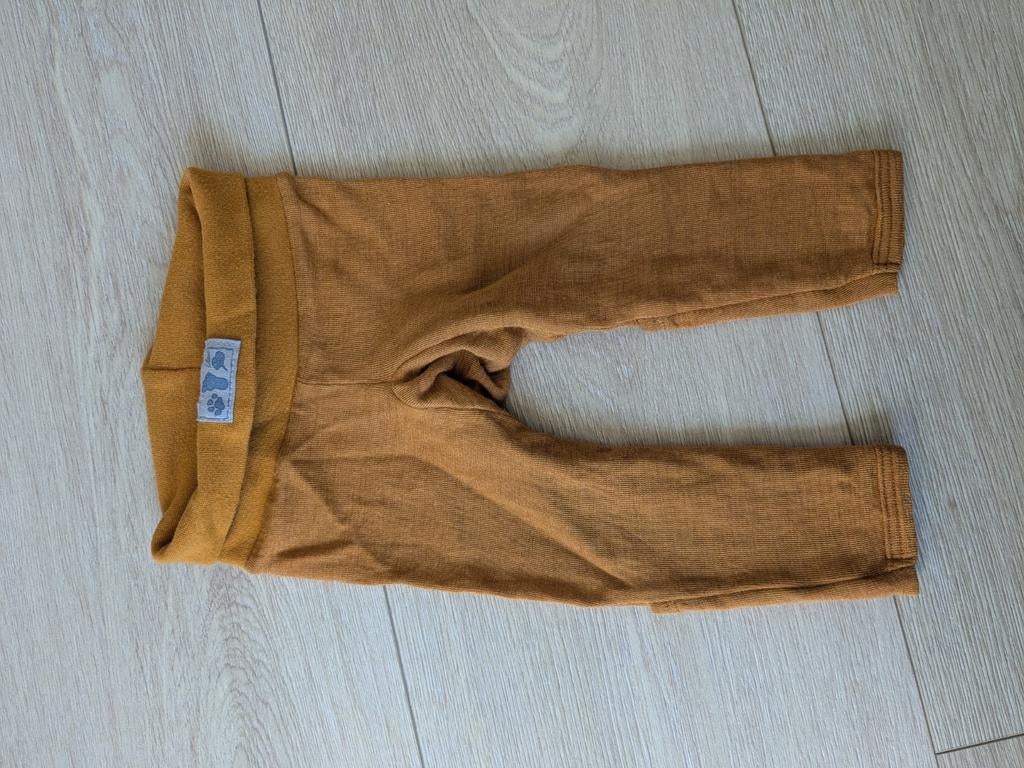 Lilano wollen broek mosterdgele broek, Kinderen en Baby's, Ophalen of Verzenden, Gebruikt, Jongetje of Meisje, Broekje