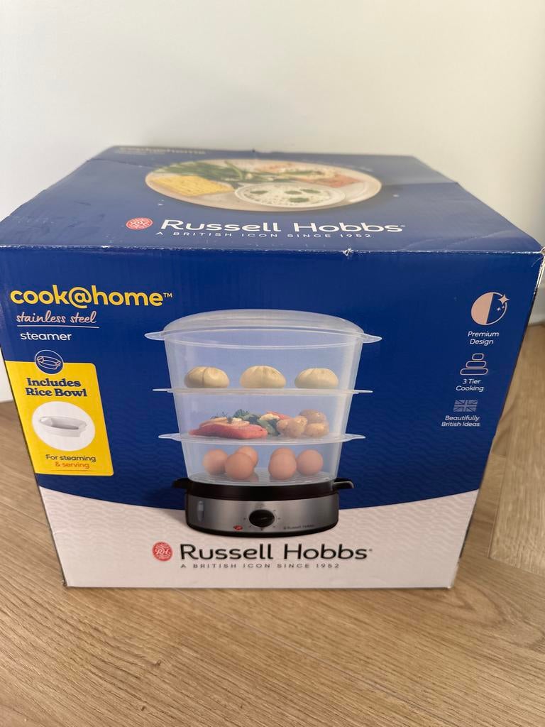 Russell Hobbs Cook@Home RVS Stoomkoker - Nieuw in doos, Ophalen, Nieuw
