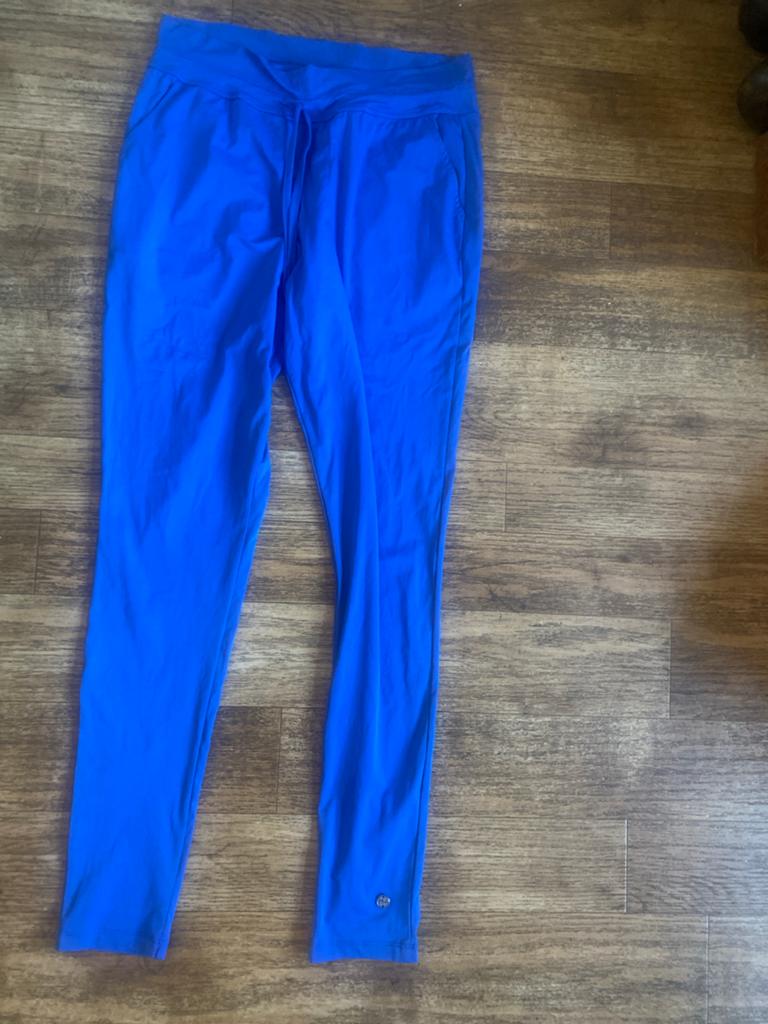 MY-PASHION Blauwe Sportbroek Maat M, Kleding | Dames, Maat 38/40 (M), Blauw, Ophalen of Verzenden, Zo goed als nieuw