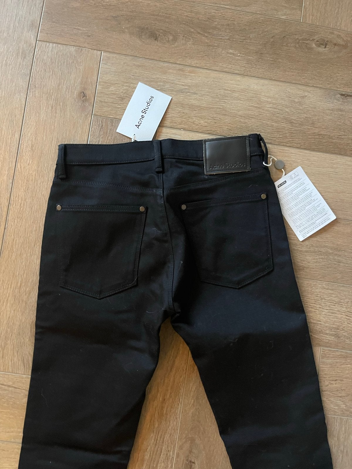 Acne Studios Max Stay Black Jeans, Kleding | Dames, Ophalen of Verzenden, Nieuw, Zwart, W27 (confectie 34) of kleiner