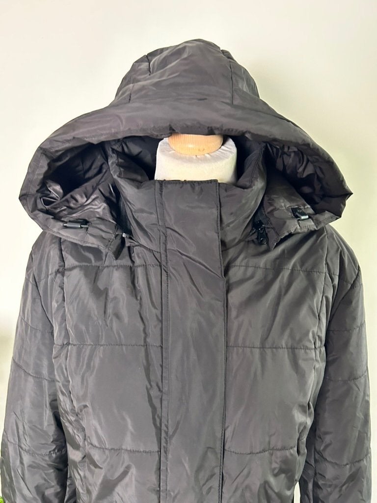 Bonprix maat 46 zwarte lange jas 3524, Bonprix, Bonprix, Bonprix, Zwart