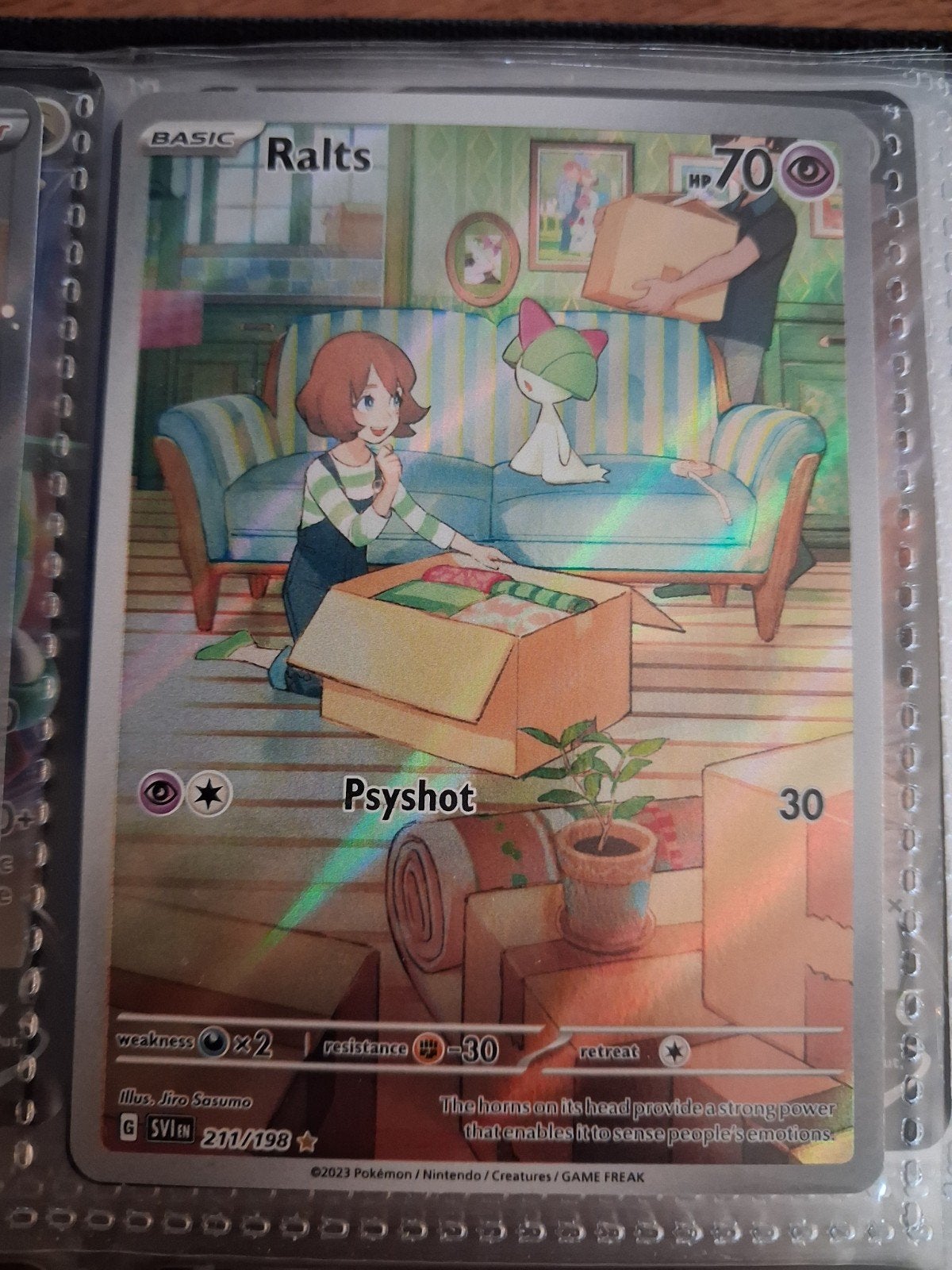 Ralts 211/198, Ophalen of Verzenden, Zo goed als nieuw, Losse kaart, Foil