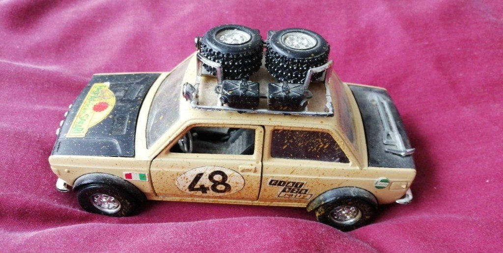 polistil fiat 128, Hobby en Vrije tijd, Ophalen of Verzenden, Zo goed als nieuw, Overige merken