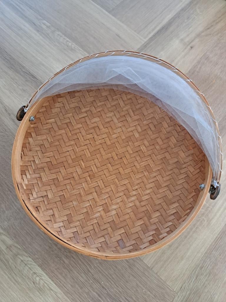 Bamboe foodcover, Ophalen of Verzenden, Zo goed als nieuw