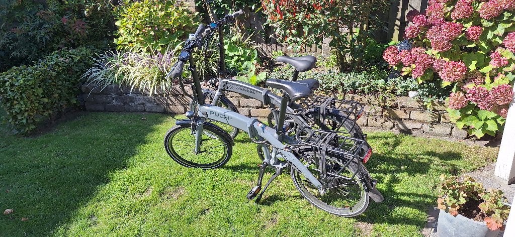Electrische vouwfietsen Puch & Chrisson, Fietsen en Brommers, 20 inch of meer, Velgrem, Versnellingen, Zo goed als nieuw