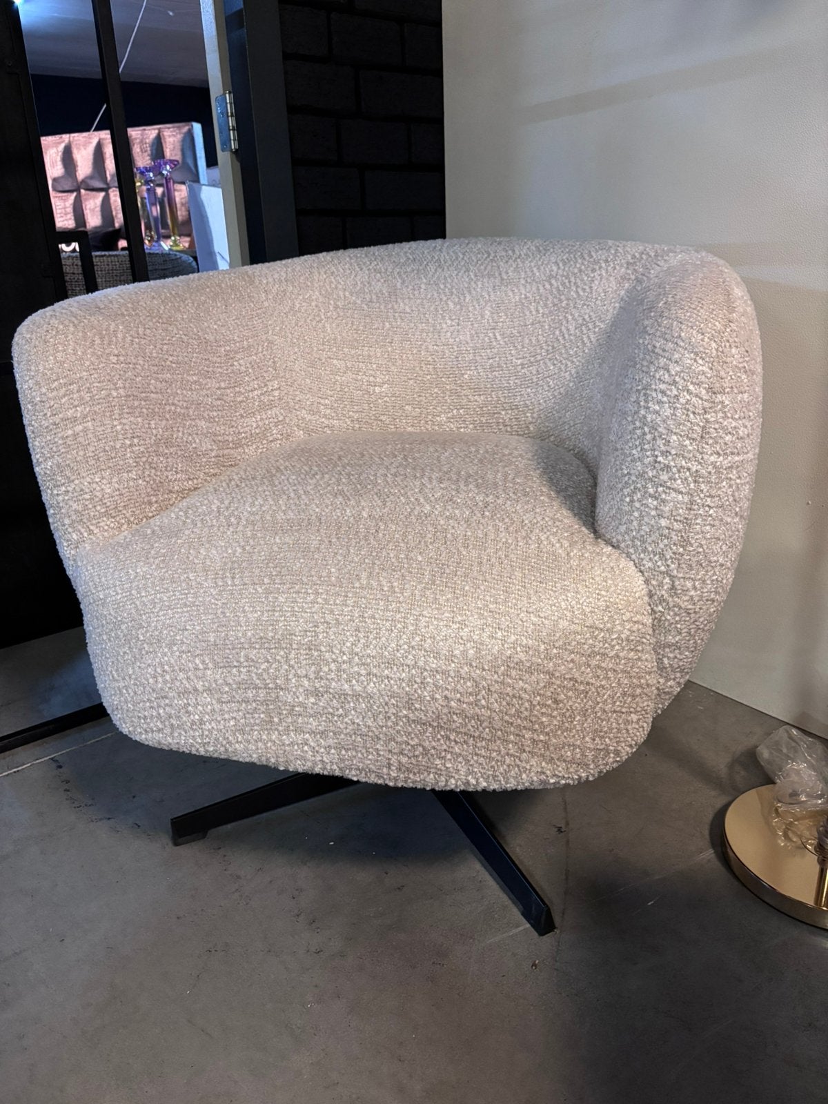 Draai fauteuil Estelle van richmond Interiors, Ophalen, Zo goed als nieuw, 75 tot 100 cm, 50 tot 75 cm