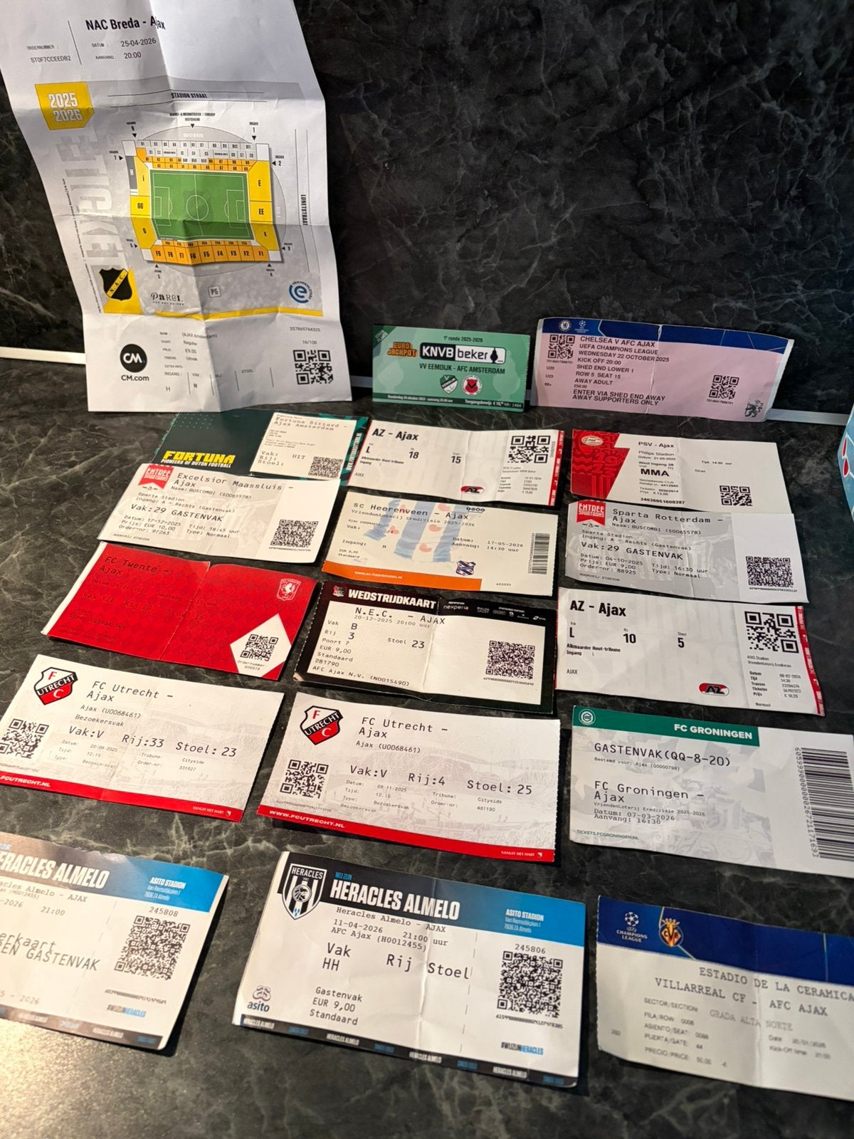 Voetbalkaartjes, Verzamelen, Ophalen of Verzenden, Zo goed als nieuw, Buitenlandse clubs