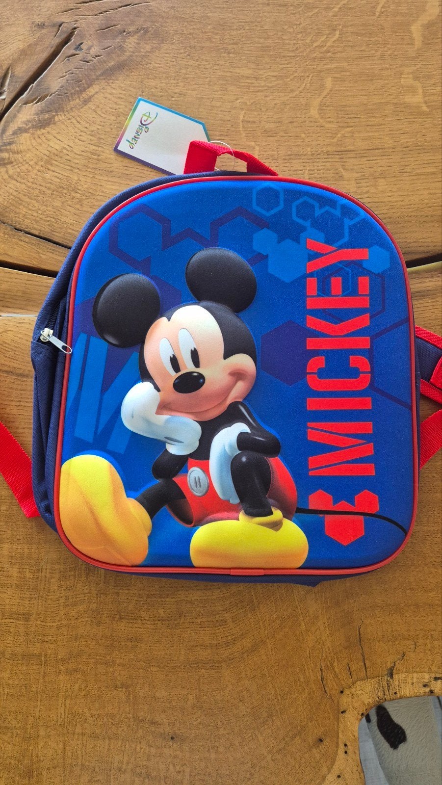 Verstelbare Mickey Mouse Rugzak - Disney, Minder dan 30 cm, Disney of Dora, Nieuw, Ophalen of Verzenden