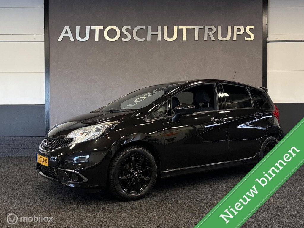 Nissan Note 1.2 Black Edition 1e EIGENAAR / NAP / NAVI / AIR, Auto's, Nissan, Stof, 1198 cc, Bedrijf, Handgeschakeld