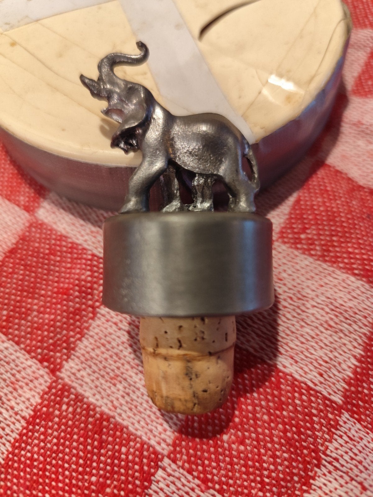 Oude flessen stop olifant, Antiek en Kunst, Antiek | Tin, Ophalen of Verzenden