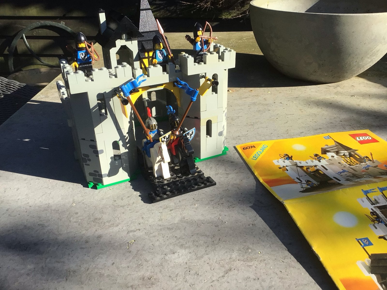Lego Castle 6074: Black Falcon's Fortress met handleiding, Gebruikt, Lego, Ophalen of Verzenden, Compleet