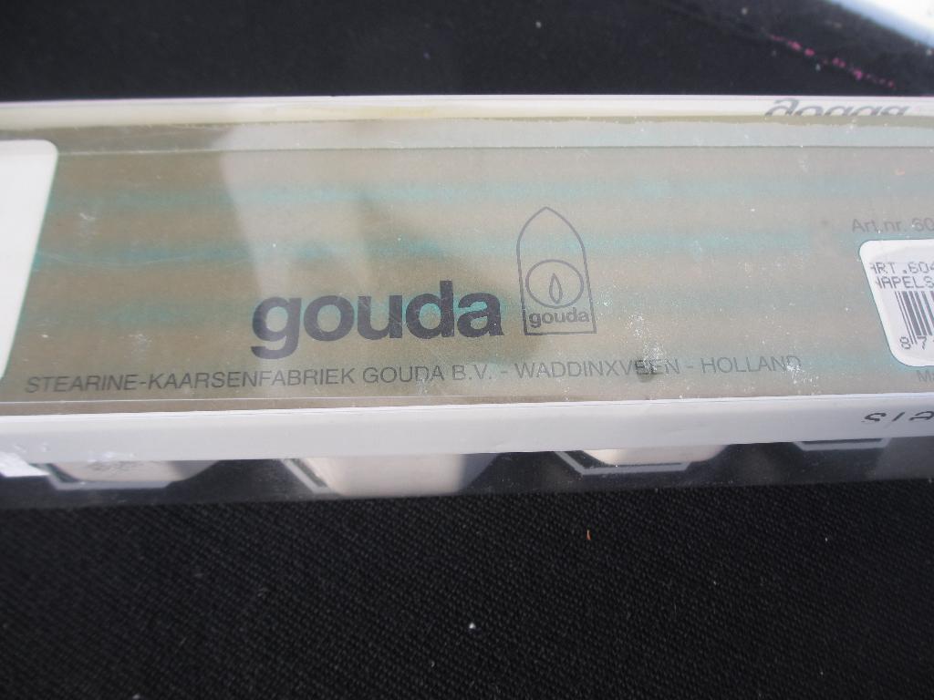 Vintage Gouda's aardewerk kandelaar Napels, Antiek en Kunst, Antiek | Keramiek en Aardewerk, Ophalen of Verzenden