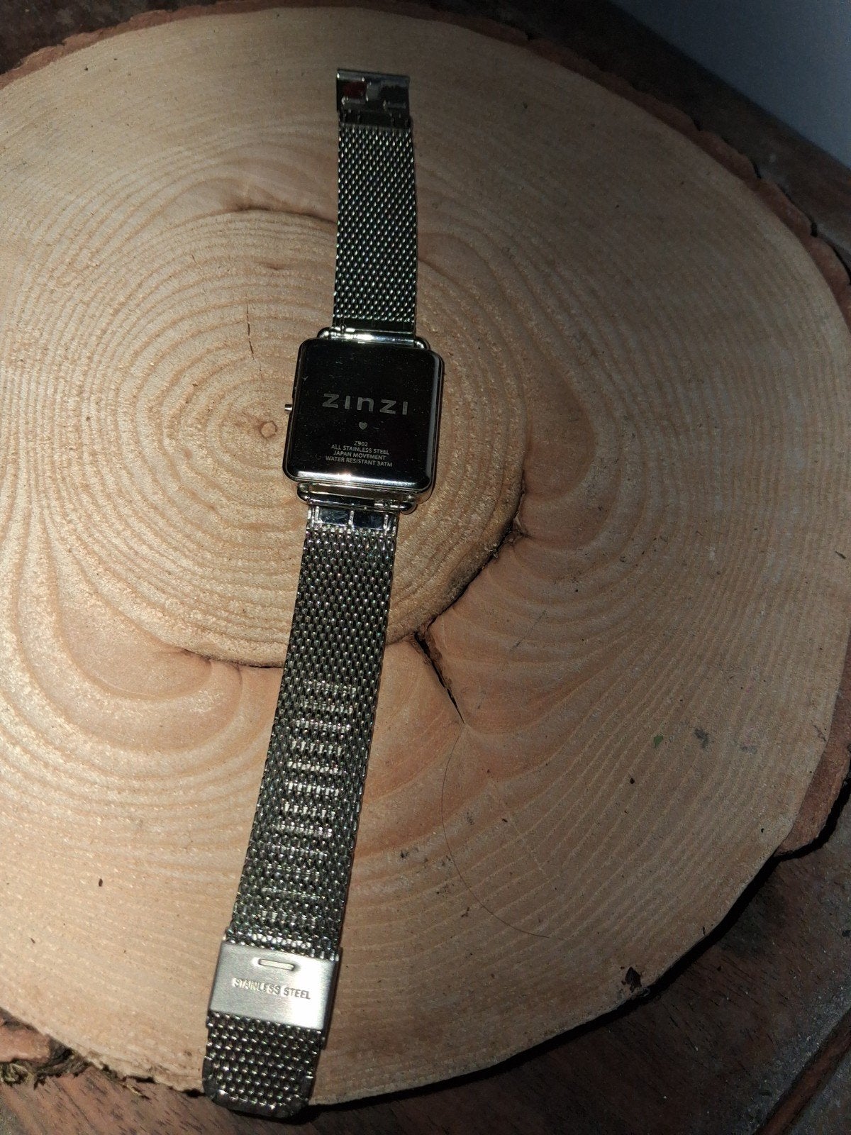 Zinzi horloge met stalen bandje, Sieraden, Tassen en Uiterlijk, Overige merken, Staal, Staal, Polshorloge
