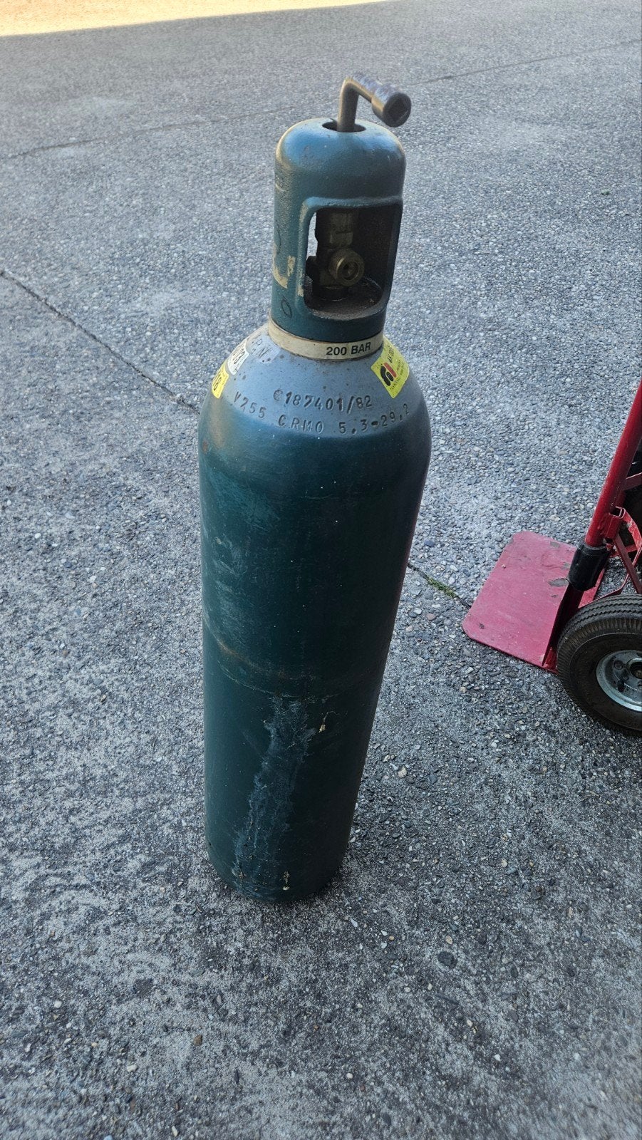 20 liter Co2 / Argon gasfles 20/80, Ophalen, 250 ampère of meer, Co2