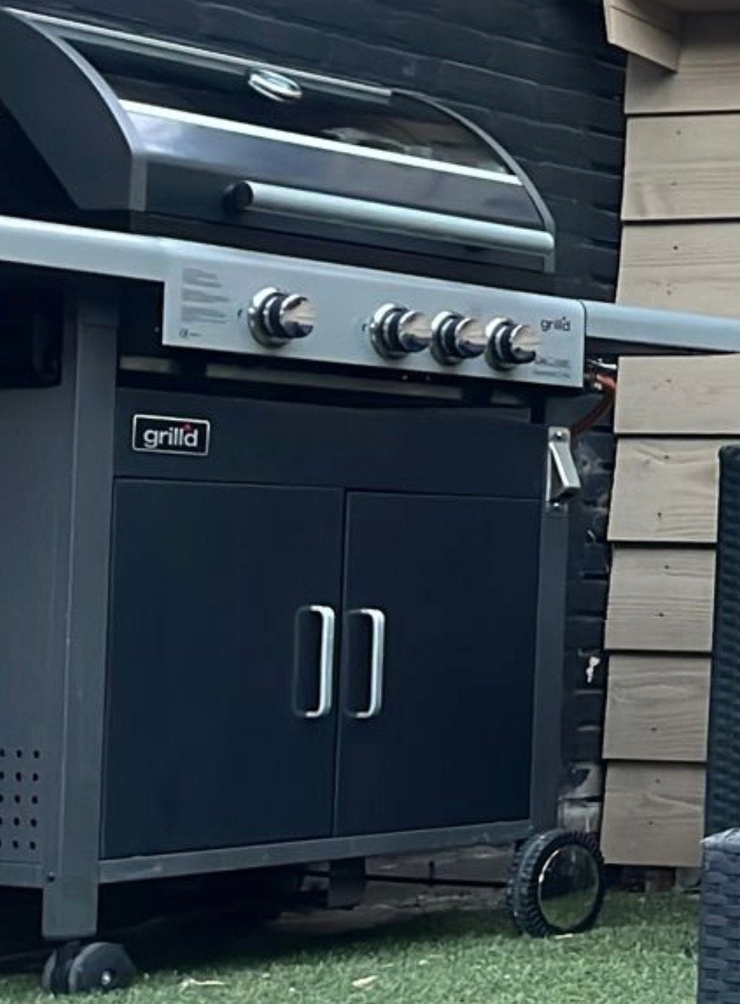 Grilld BBQ met gasfles, Ophalen, Gebruikt