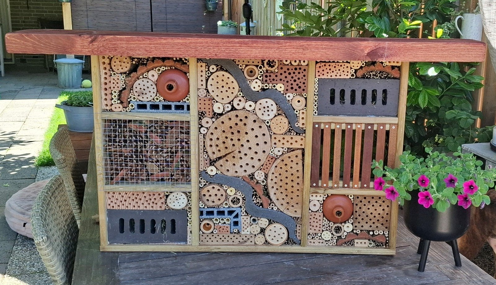 Wilde bijen hotel insectenhotel vlinderkast, Ophalen of Verzenden