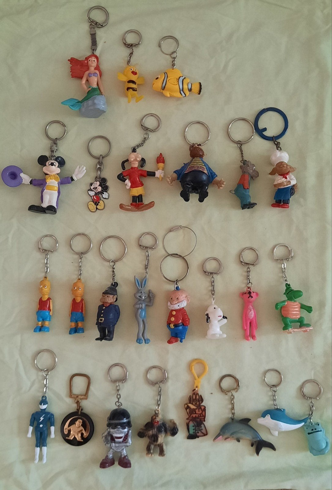 sleutelhangers, vintage film, cartoon, spel, Verzamelen, Ophalen of Verzenden, Overige typen