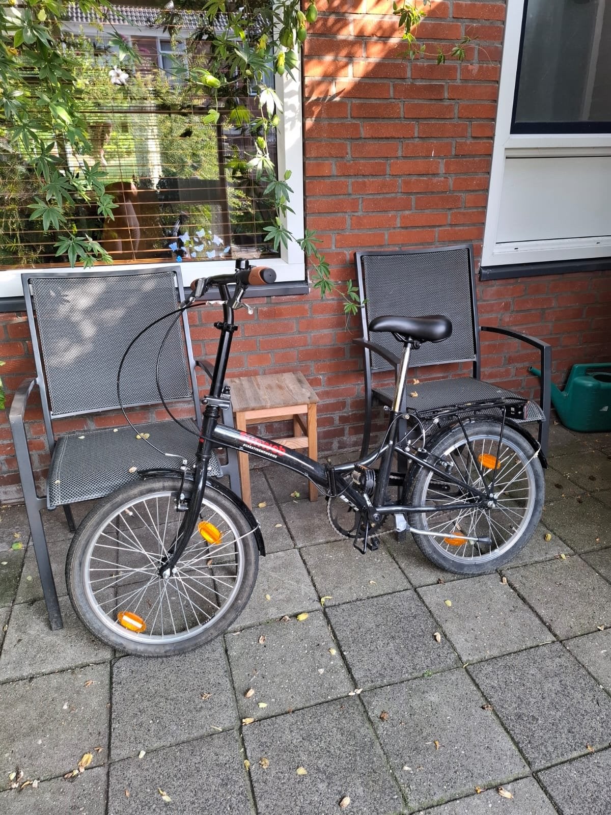 Opvouwbare fiets Sunweb, 20 inch of meer, Velgrem, Versnellingen, Zo goed als nieuw