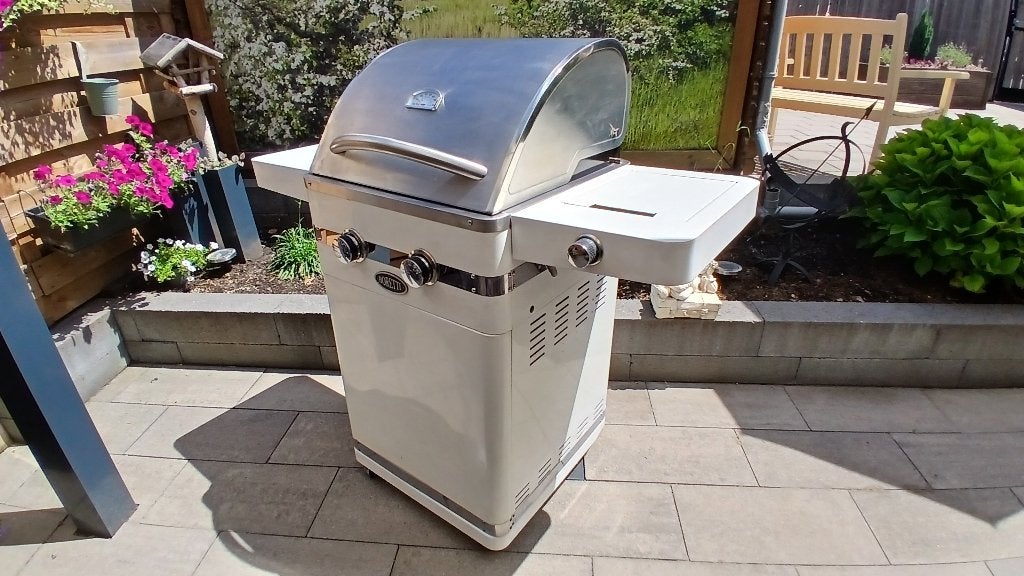 BORETTI BERNINI WIT GAS BBQ ALS NIEUW, Ophalen, Zo goed als nieuw, Boretti