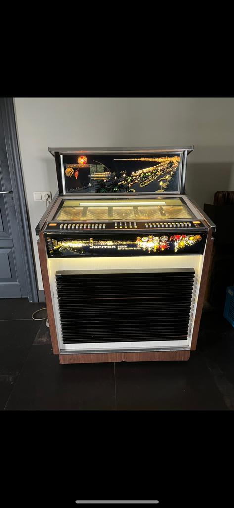 Jukenox Jupiter 120 Stereo Jukebox - Vintage Muziekautomaat, Verzamelen, Automaten | Jukeboxen, Gebruikt, 1960 tot 1970, Ophalen