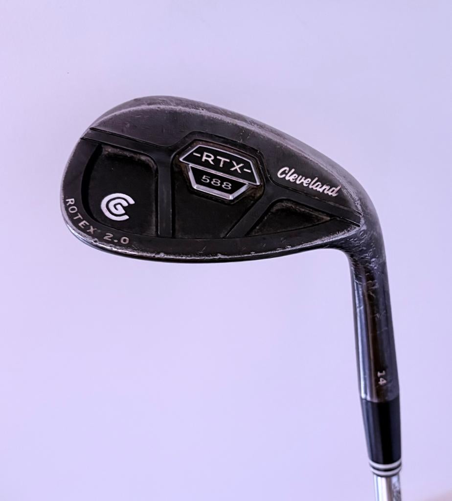Cleveland RTX 588 56 graden Sand Wedge - Nieuwe Grip, Sport en Fitness, Golf, Ophalen of Verzenden, Gebruikt, Club, Cleveland