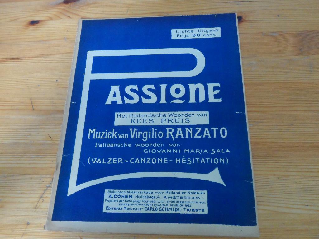 Passione - virgilio ranzato, Zang, Gebruikt, Ophalen of Verzenden, Artiest of Componist