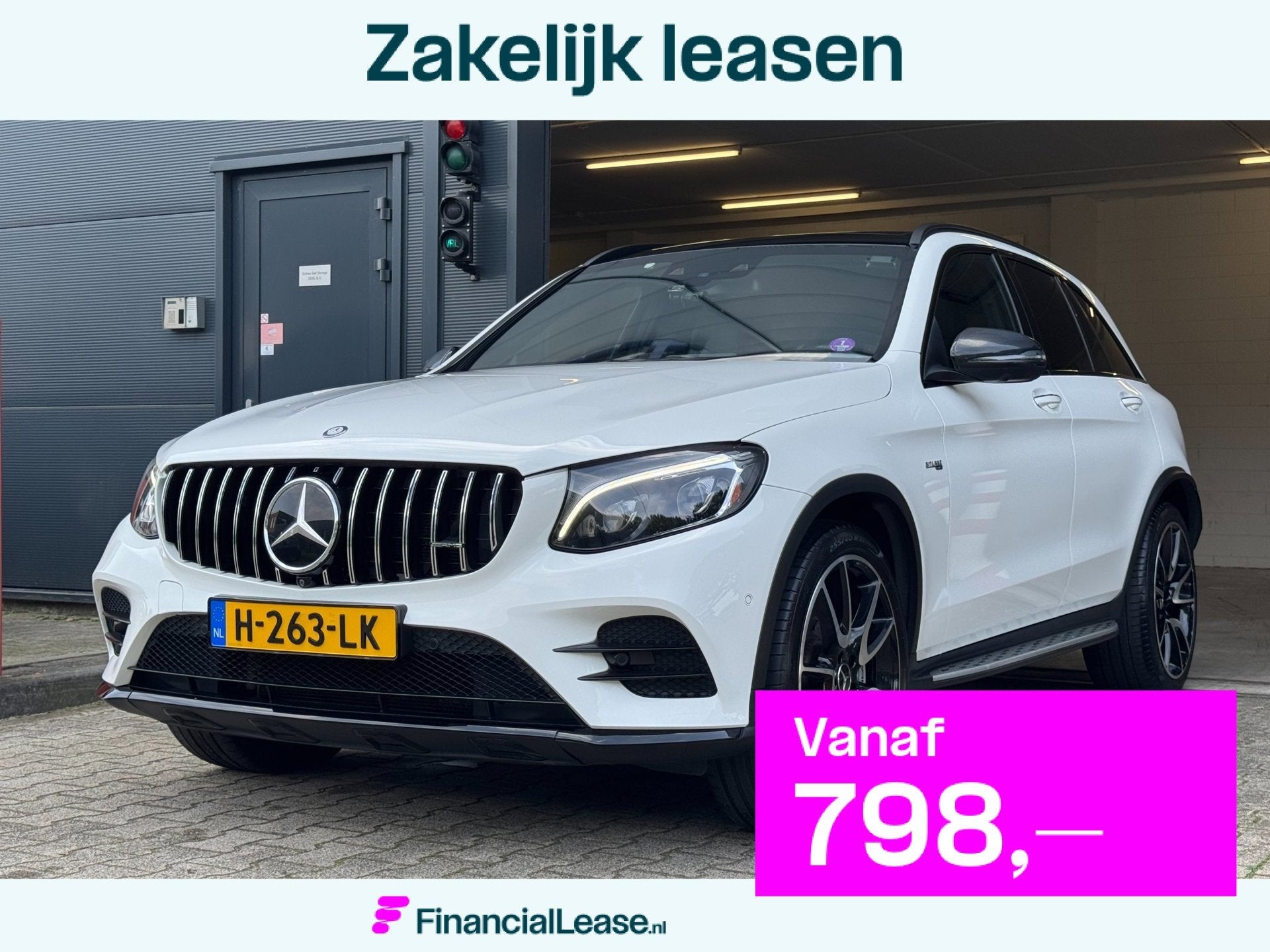 Mercedes-Benz GLC-klasse AMG 43 4MATIC / LUCHTVERING / TREKH, Automaat, Dealer onderhouden, Gebruikt, Vierwielaandrijving