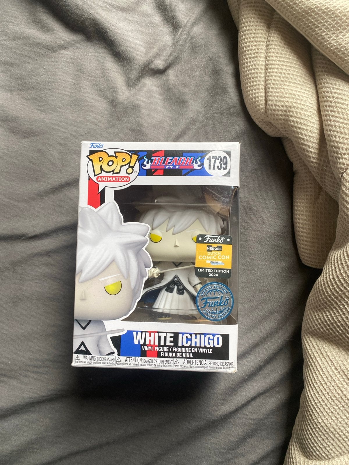 White Ichigo Funko Pop! Comic Con Limited Edition, Verzamelen, Poppetjes en Figuurtjes, Ophalen of Verzenden, Nieuw