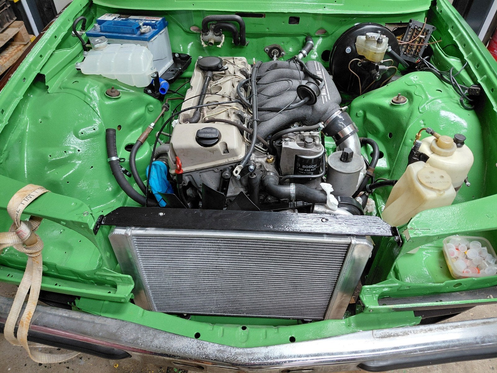 Radiator voor w123 om605 om606 swap, Ophalen of Verzenden, Nieuw, Mercedes-Benz