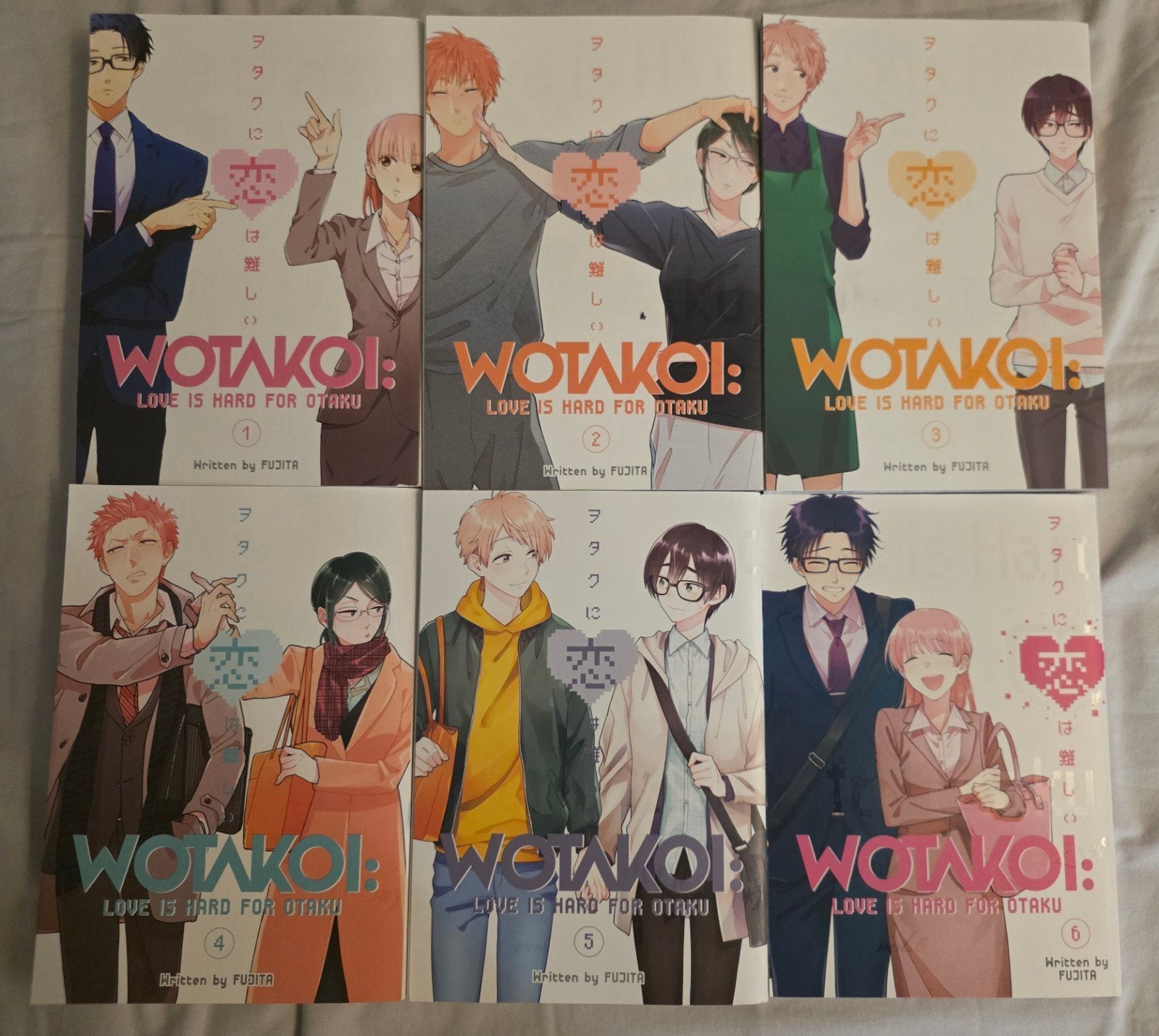 Wotakoi  Complete Serie (Vol 1-7) - Ophalen, Boeken, Complete serie of reeks, Ophalen, Zo goed als nieuw