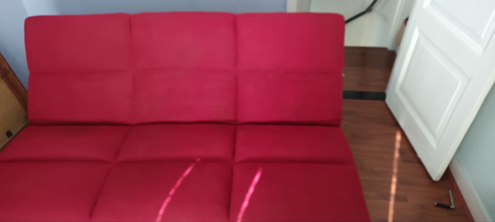 Slaapbank rood 190x140 cm - Alleen ophalen, Ophalen