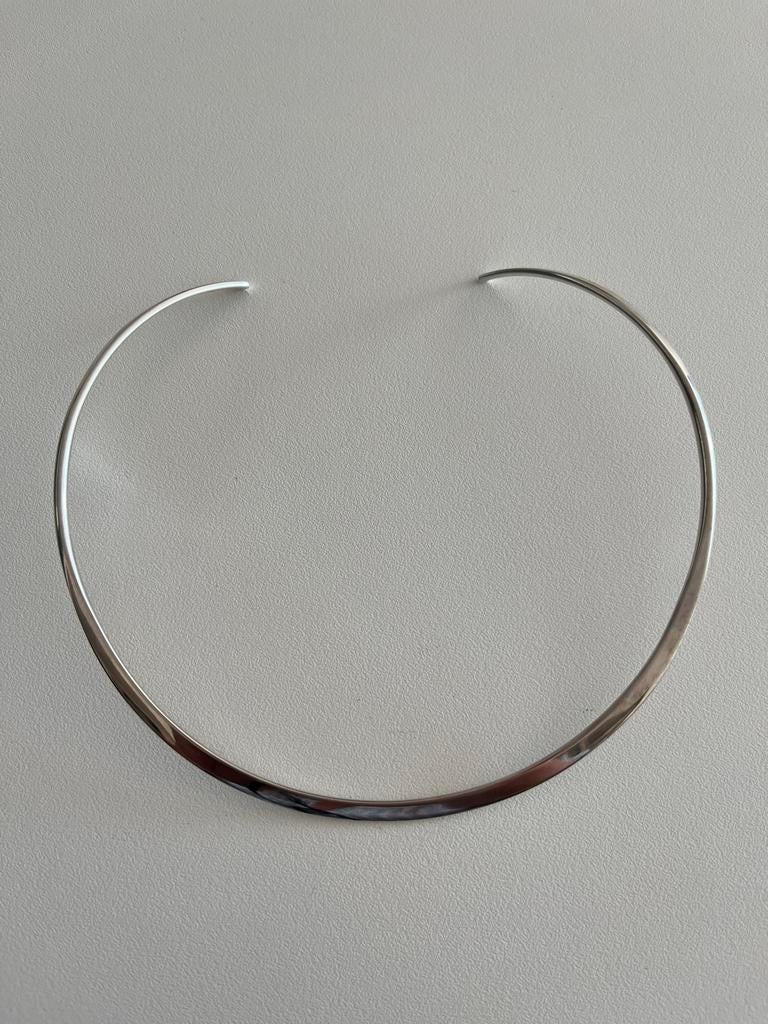 Massief zilveren spang van juwelier Leonore Amsterdam, Ophalen, Zo goed als nieuw, Zilver