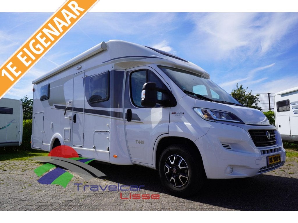 Carado T 448 / Eerste eigenaar, Caravans en Kamperen, Campers, Ringverwarming, Fiat, Koelkast, 7 tot 8 meter