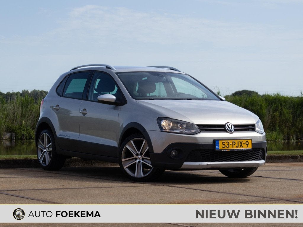 Volkswagen Polo 1.2 TSI Cross Automaat Clima 17", Auto's, Euro 5, Stof, Beige, Origineel Nederlands