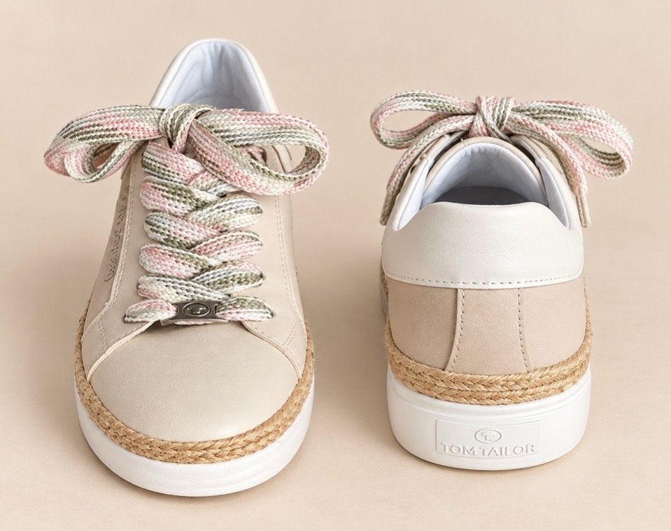 Tom Tailor sneakers maat 38 - Zo goed als nieuw, Beige, Ophalen of Verzenden, Sneakers of Gympen, Zo goed als nieuw