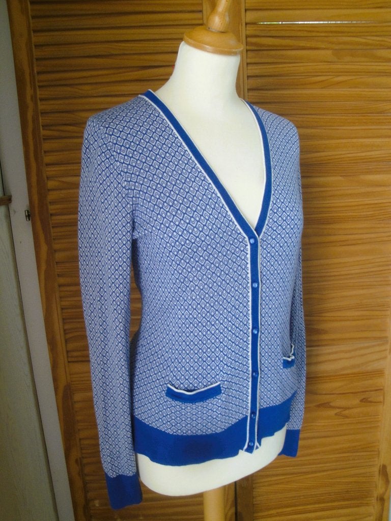 KING LOUIE Blauw/grijs vestje maat M, Maat 38/40 (M), Blauw, Ophalen of Verzenden, Zo goed als nieuw