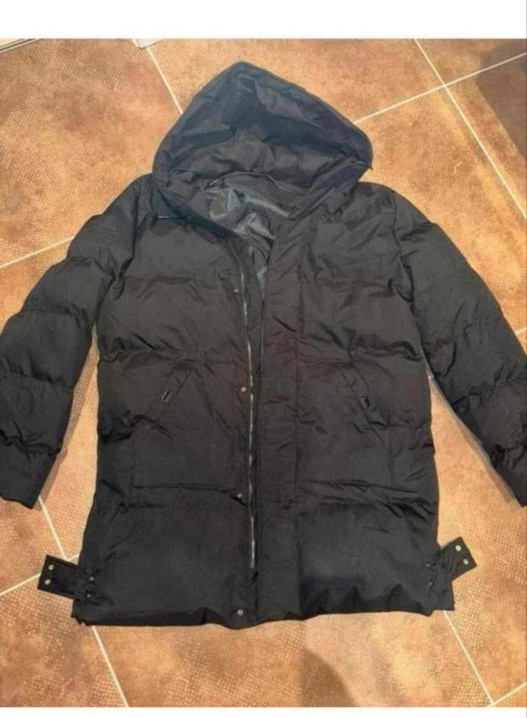 Zwarte winterjas heren maat XL, Ophalen of Verzenden, Nieuw, Maat 56/58 (XL), Zwart