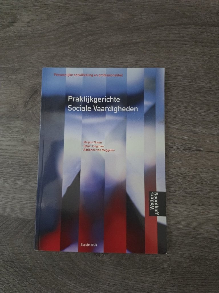 Praktijkgerichte sociale vaardigheden - Groen e.a. (TEAB), Ophalen of Verzenden, Gamma, Gelezen, HBO