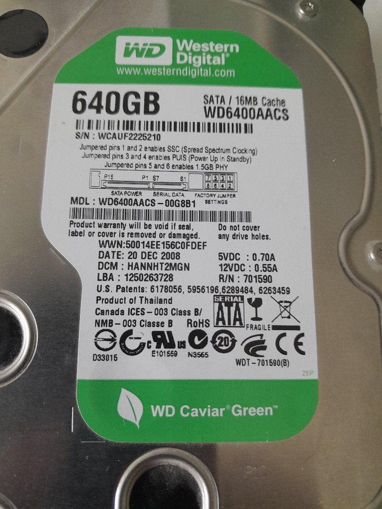Opruiming diverse merken SATA  Harddisks 3½ inch (getest), Intern, Gebruikt, HDD, Ophalen of Verzenden