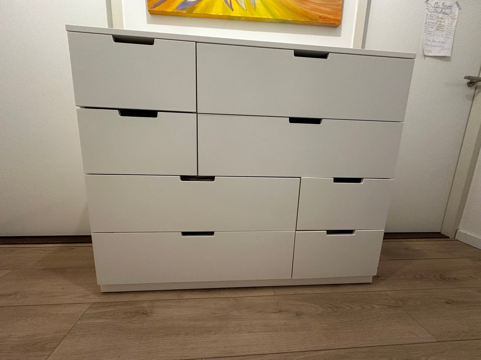 IKEA NORDLI ladekast met 6 laden, wit, Ophalen, Gebruikt, 100 tot 150 cm, 5 laden of meer