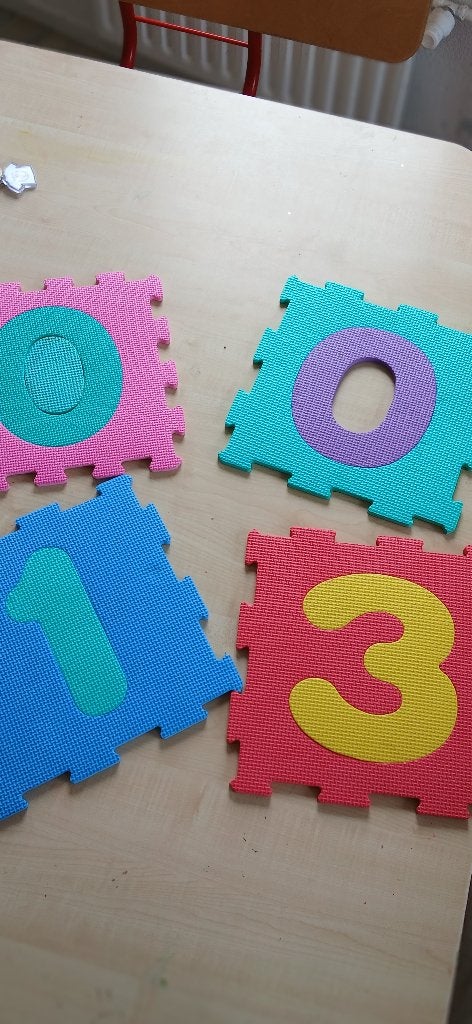 foam speelcijfers, Ophalen, Gebruikt