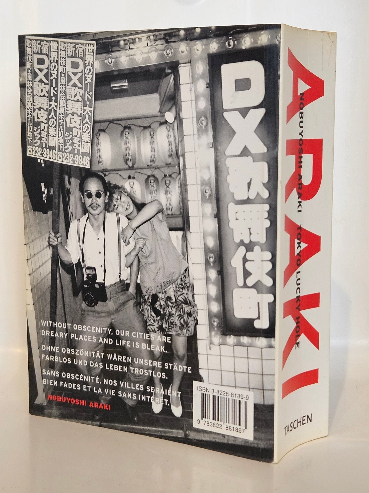 Araki Tokyo Lucky Hole 1997 Taschen Japan erotiek, Nobuyoshi Araki, Ophalen of Verzenden, Gelezen, Fotografen