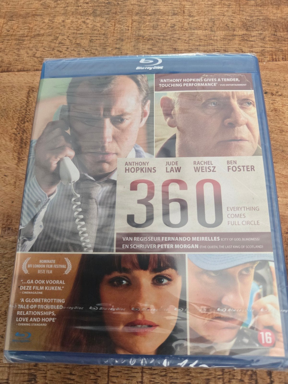 360 blu ray (2011)Anthony hopkins/nw in seal, Ophalen of Verzenden, Nieuw in verpakking