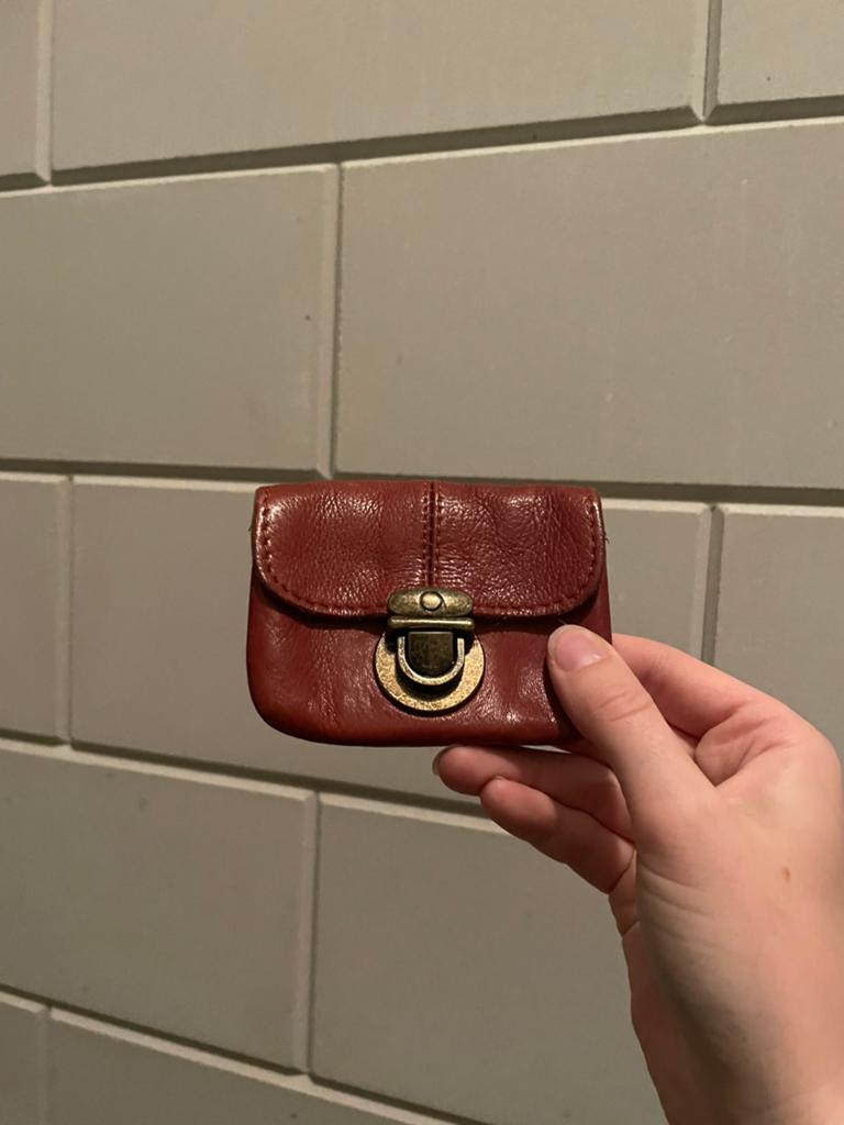 Leren portemonnee / tasje Gusti Leder, Ophalen of Verzenden, Zo goed als nieuw, Zwart