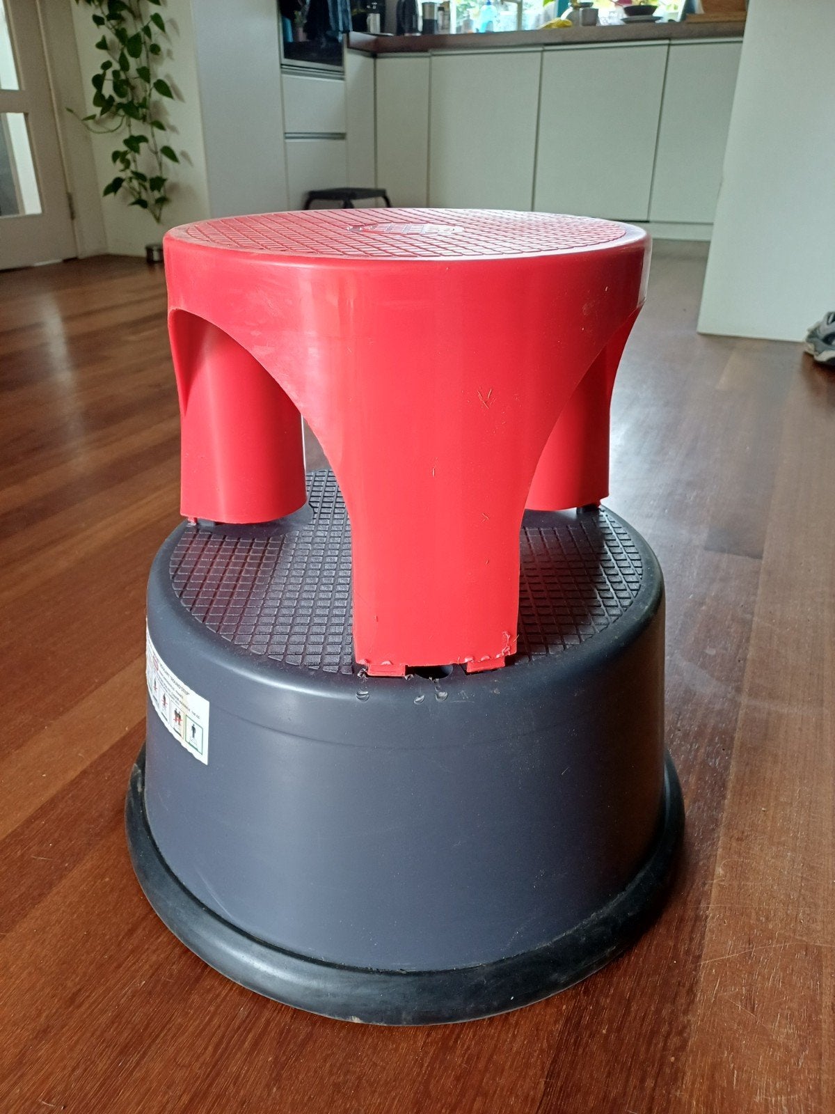 Round'Step Rolkrukje / Opstapje - Rood/Grijs, Ophalen of Verzenden